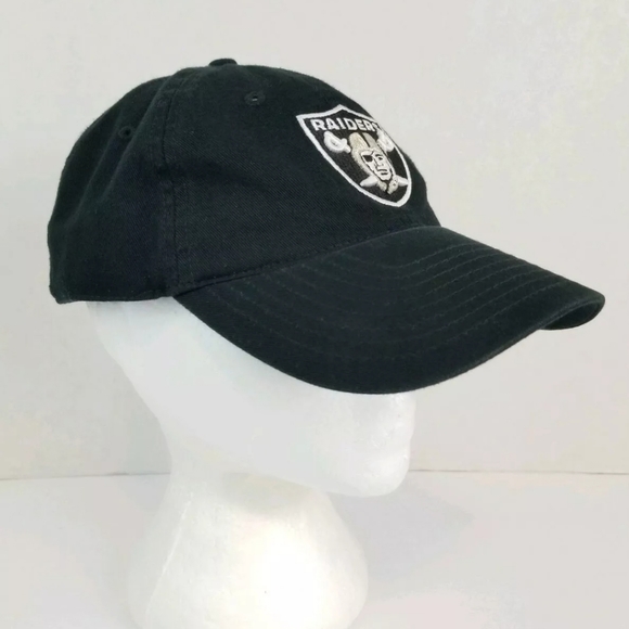 Oakland Raiders NFL Reebok L Black Fitted Ball Cap - Picture 4 of 13